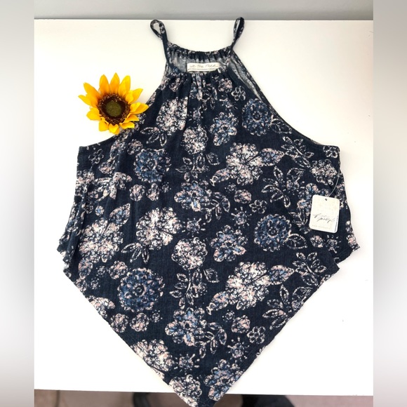 🌻🚨🆕FINAL PRICE🚨 FREE PEOPLE DAISY TANK-NAVY COMBO COLOR - Picture 10 of 15